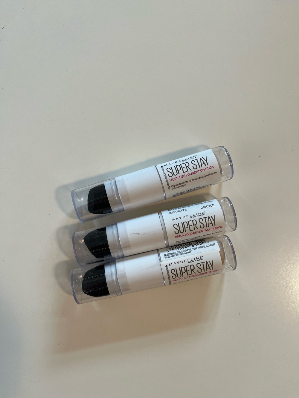 3 New Maybelline Super Stay Multi Use Foundation Stick 118 Light Beige